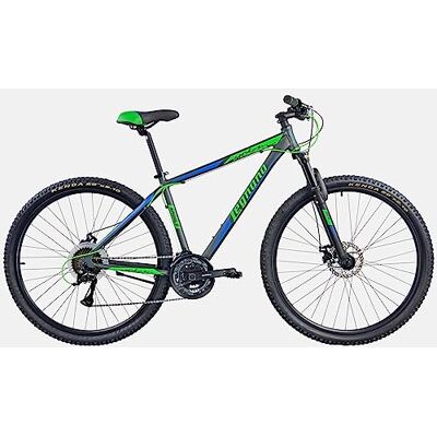 Legnano Andalo L710, Mountain Bike 29 pollici Alluminio, Colore Grigio Matt, Blu e Verde, Taglia 45 Legnano Andalo L710, Mountain Bike 29 pollici Alluminio, Colore Grigio Matt, Blu e Verde, Taglia 45