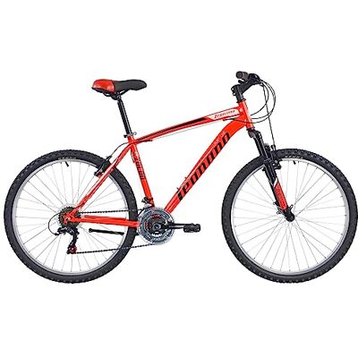 Legnano Zoldo L790, Mountain Bike 26 pollici Ragazzo Acciaio, Colore Rosso Fluo o Nero, Taglia 46 Legnano Zoldo L790, Mountain Bike 26 pollici Ragazzo Acciaio, Colore Rosso Fluo o Nero, Taglia 46