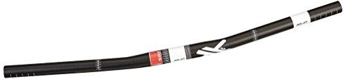 XLC , Staffa per barra piatta Pro HB-M14 Unisex-Adult, schwarz matt (25,4 mm), 600 mm // 9° // Rise: 0 mm