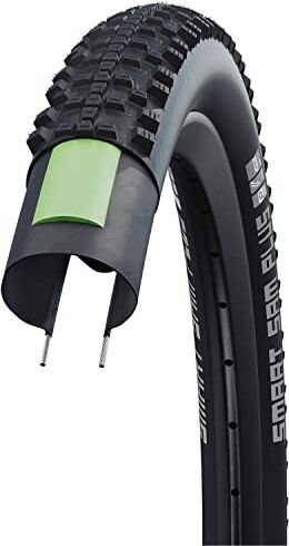 Schwalbe Smart Sam Plus Hs476, Pneumatici. Unisex Adulto, Nero, 28x1.75