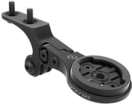 Syncros Front Mount iC Aero iM Supporto per computer Garmin/Wahoo/Actioncam nero, taglia: L