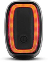 PRiME Smart Rear Light, Luce Posteriore per Bici, Impermeabile IPX4, Ricarica USB, rilevamento Automatico di frenata Unisex Adulto, Nero, Unica