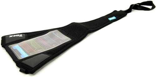 Tacx Sweatband Protezione Sudore con Porta Smartphone, Nero