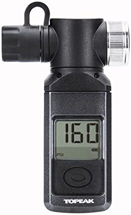 Topeak Shuttle Gauge, Manometro Digitale Unisex Adulto, Noir/gris, TU EU