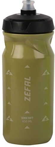 ZEFAL Sense Soft Borraccia Bici e MTB Senza BPA Borraccia Sportiva e Ciclismo Inodore e Leggera 650ml, Giallo Neon