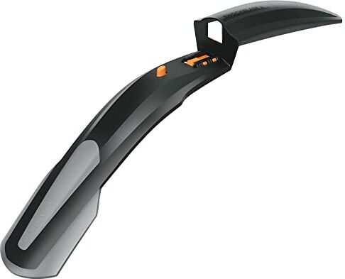 SKS Germany, Nero, SHOCKBLADE 26" + 27.5" parafango Anteriore con Ampio Spoiler, Accessori per Mountain Bike (Fissaggio rapido, paraspruzzi in plastica bicomponente), Unisex-Adult, One Size