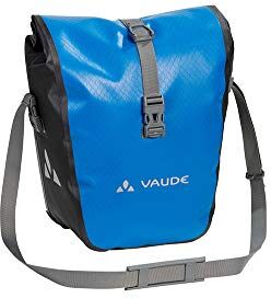 VAUDE Aqua Front Borse per bicicletta, 2 borse per ruota anteriore (2 x 14 l), impermeabili, made in Germany