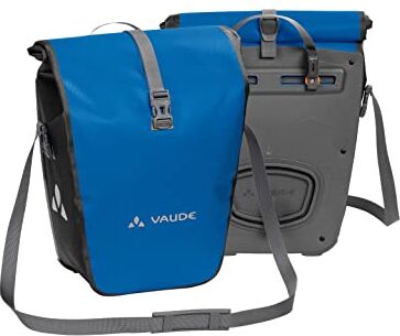 VAUDE Aqua Back Borsa per bicicletta, 2 borse per la ruota posteriore (2 x 24 l), impermeabili, made in Germany