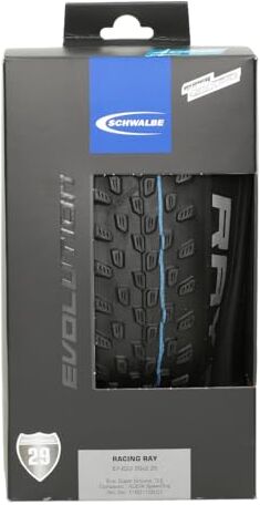 Schwalbe Racing Ray (Addix SG) Fahrrad Reifen // 57-622 (28×2,25´´), Ausführung:schwarz, Faltreifen, TLE