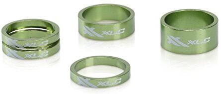 XLC , Set distanziale Head AS-A02 Unisex-Adulto, Verde, One Size