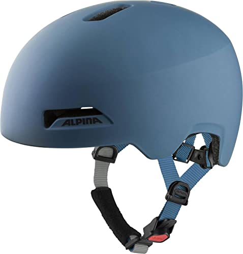 ALPINA HAARLEM, Casco da Bicicletta Unisex Adulto, Navy Matt, 52-57 cm