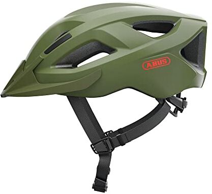 Abus Aduro 2.1 Casco da città Casco da bici a tutto tondo con un design sportivo per il traffico cittadino Per uomini e donne Verde, Taglia M