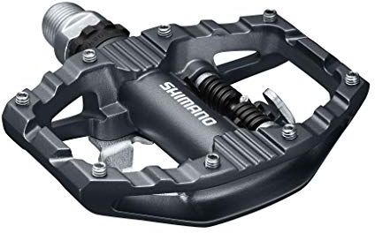 Shimano , EH-500 MTB/Gravel Pedal in Aluminium Dual SPD/FLAT Unisex adulto, Standard, 9/16 inches