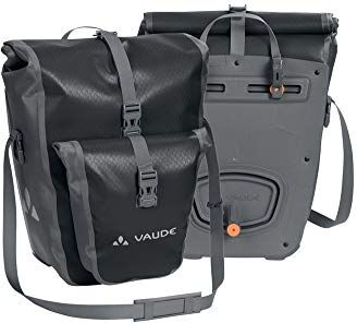 VAUDE Aqua Back Borsa per bicicletta, 2 borse per la ruota posteriore (2 x 24 l), impermeabili, made in Germany