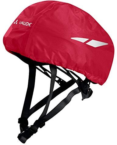 VAUDE Kids casco Helmet Rain Cover per, Indian Red, taglia unica