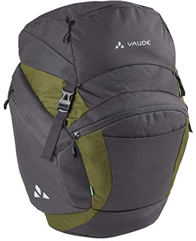 VAUDE Ontour Back, Tasche Posteriori Unisex-Adulto, Ferro/bambù, Taglia Unica