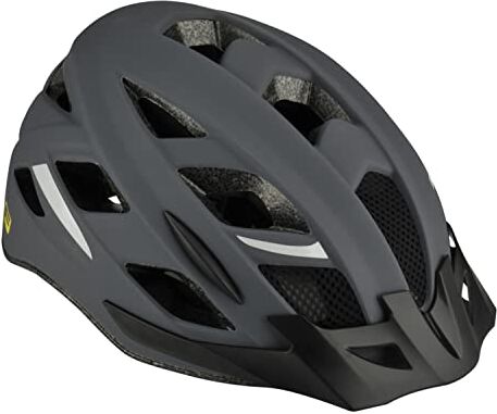 Fischer Urban Levin Casco da bicicletta, Unisex, Urban Levin, grigio/nero, L/XL