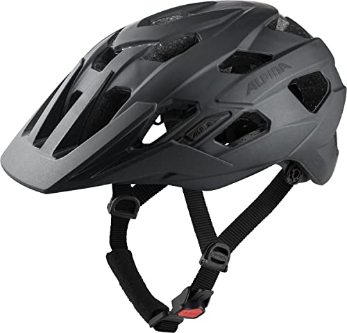 ALPINA PLOSE MIPS, Casco da Bicicletta Unisex Adulto, Black Matt, 57-61 cm