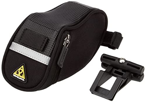 Topeak Aero Wedge Pack Large Borsello, Sottosella Unisex Adulto, Nero, 21 X 12.5 X 14 Cm, 1.9 Liter