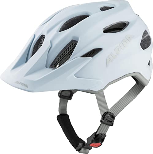 ALPINA Carapax JR, Casco da Bicicletta Unisex Bambino, Dove Blue-Grey Matt, 51-56 cm