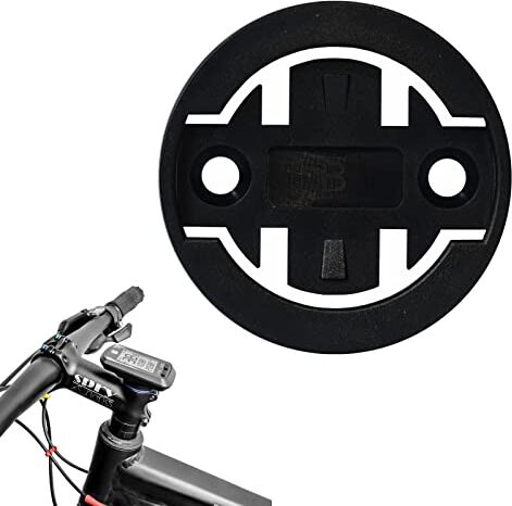 TMRBBesty Porta Computer Bici,Staffa per Manubrio per Computer da Bici,Supporto per Computer da Bicicletta,Staffa Tachimetro per Bicicletta,Adattatore per estensione odometro per Bici da Corsa Leggero