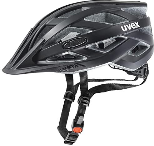 Uvex i-vo cc, casco tuttofare leggero unisex, regolazione individuale delle dimensioni, ampliabile con luce a LED, black matt, 52-57 cm