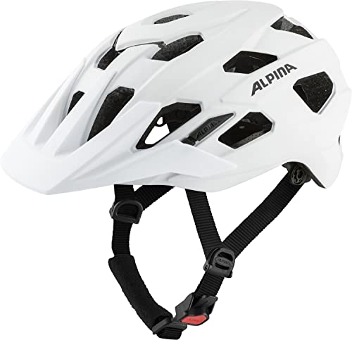 ALPINA PLOSE MIPS, Casco da Bicicletta Unisex Adulto, White Matt, 52-57 cm