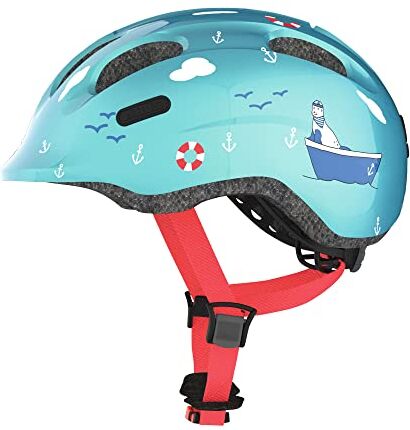 Abus Smiley 2.0 Casco per bambini Casco per bicicletta Per ragazze e raga, Turchese, Taglia M