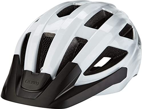 Abus Macator Casco da ciclismo Casco da bici sportiva per principianti Per uomo e donna Bianco, Taglia S