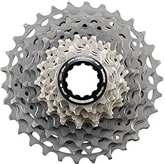 Shimano , Cassetta Durace CS-R9200, 11-30 12v. Unisex adulto, Silver, 12 velocità