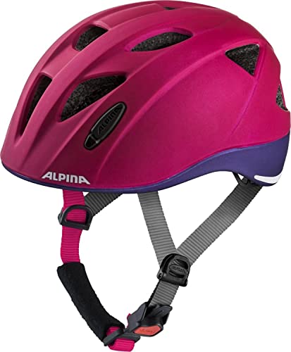 ALPINA XIMO L.E, Caschi da Ciclismo Girls, deeprose-Violet, 45-49