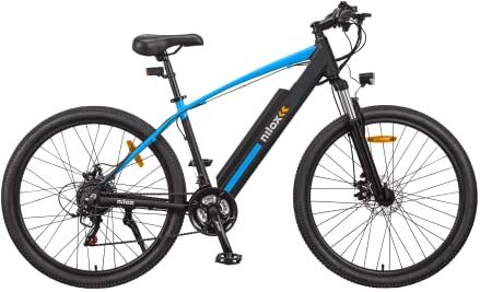 Nilox , E-Bike X6 SE, Mountain Bike con Pedalata Assistita, 90 km Autonomia, Freni a Disco Tektro, Cambio Shimano da 21 Velocità, Ruote 27.5” x 2.10”, Batteria Removibile da 36 V 13 Ah