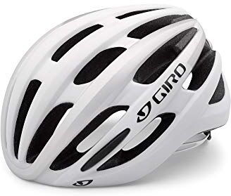 Giro , Casco da ciclismo Foray, Bianco (Matte White/Silver), 51-55 cm