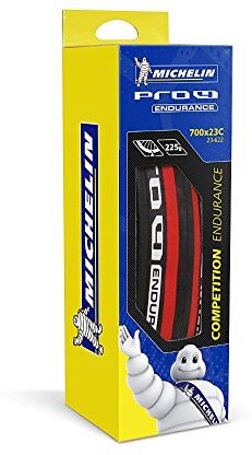 Michelin PRO 4 Endurance, Copertone Unisex Adulto, Rosso, 700x23