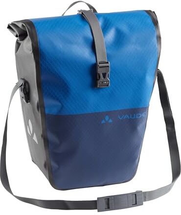 VAUDE Aqua Back Color Single Borsa per bicicletta, 1 borsa per la ruota posteriore (24 l), impermeabile, made in Germany