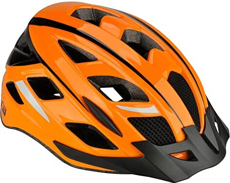 Fischer adulti Urban Sport Casco da bicicletta, Orange, S/M