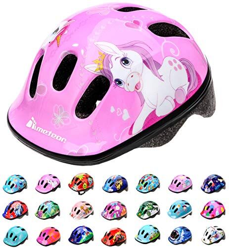 meteor Casco Bici Ideale per Bambini e Adolescenti Caschi Perfetto per Downhill Enduro Ciclismo MTB Scooter Helmet Ideale per Tutte Le Forme di attività in Bicicletta Helmo MV6-2