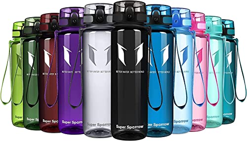 Super Sparrow Borraccia Sportiva & Bottiglia Bambini Senza Perdite 500ml Borraccia Scuola Senza BPA