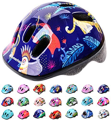 meteor Casco Bici ideale per bambini e adolescenti Caschi perfetto per Downhill Enduro Ciclismo MTB Scooter Helmet Ideale per Tutte Le Forme di attività in Bicicletta Helmo MV6-2