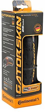 Continental Gatorskin, Bicycle Tire Unisex-Adult, Black, 28", 700 x 25C