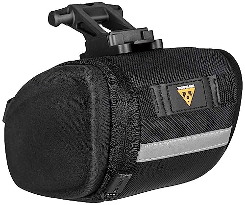 Topeak Fixer F25 Sidekick Wedge Pack Borsa da sella per bicicletta, Nero (Black/Black), Taglia Unica