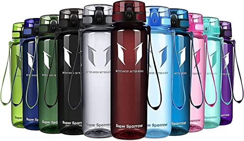 Super Sparrow Borraccia Sportiva & Bottiglia Bambini Senza Perdite 500ml Borraccia Scuola Senza BPA