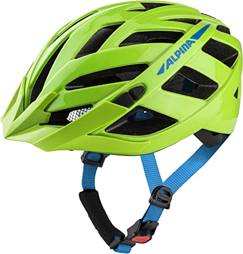 ALPINA PANOMA 2.0, Casco da Bicicletta Unisex Adulto, Green-Blue Gloss, 52-57 cm