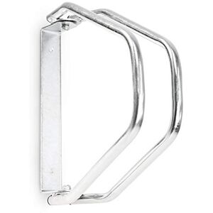 Relaxdays Portabici da Muro, Parcheggio Bicicletta, Parete, Inclinabile, 32,5 x 28,5 x 9 cm, Singolo, Colore Argento Relaxdays Portabici da Muro, Parcheggio Bicicletta, Parete, Inclinabile, 32,5 x 28,5 x 9 cm, Singolo, Colore Argento