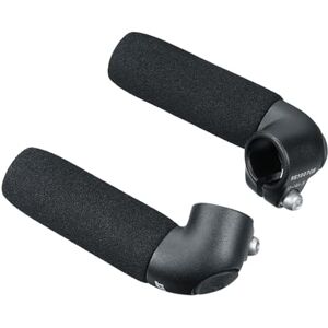 ergotec , Impugnature Bar-Ends Touring-S Aluminum AL6061-T6, Nero (Schwarz-Sand) ergotec , Impugnature Bar-Ends Touring-S Aluminum AL6061-T6, Nero (Schwarz-Sand)
