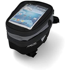 Fischer Borsa da Bicicletta di Alta qualità, con Tasca per Smartphone e Pellicola Protettiva per Touchscreen Tasca per Tubo Superiore con Uscita per Cuffie Nero Fischer Borsa da Bicicletta di Alta qualità, con Tasca per Smartphone e Pellicola Protettiva per Touchscreen Tasca per Tubo Superiore con Uscita per Cuffie Nero