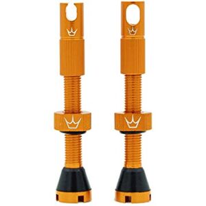 Peaty's X Chris King MK2 Tubeless Valves Presta Tappi per rimozione chiave raggio e nucleo valvola integrati, Pneumatico per tutti le bicicletta, Compatibile con inserti, Alluminio 42 mm, Mango Peaty's X Chris King MK2 Tubeless Valves Presta Tappi per rimozione chiave raggio e nucleo valvola integrati, Pneumatico per tutti le bicicletta, Compatibile con inserti, Alluminio 42 mm, Mango