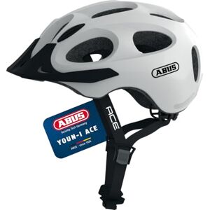 ABUS Casco da città Youn-I ACE con luce posteriore a LED integrata Casco da bicicletta per l'uso quotidiano per uomo e donna Bianco (pearl white) L (56-61 cm) ABUS Casco da città Youn-I ACE con luce posteriore a LED integrata Casco da bicicletta per l'uso quotidiano per uomo e donna Bianco (pearl white) L (56-61 cm)