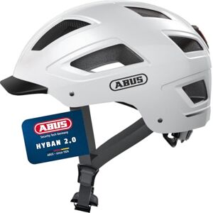 ABUS Hyban 2.0 city casco da bici con luce posteriore, calotta rigida in ABS, buona vestibilità per uomo e donna ABUS Hyban 2.0 city casco da bici con luce posteriore, calotta rigida in ABS, buona vestibilità per uomo e donna