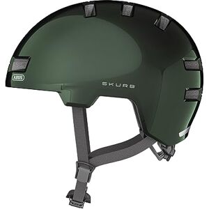 ABUS Casco da città Skurb Robusto casco da bici per uso quotidiano, skating, BMX o longboard verde, taglia M ABUS Casco da città Skurb Robusto casco da bici per uso quotidiano, skating, BMX o longboard verde, taglia M